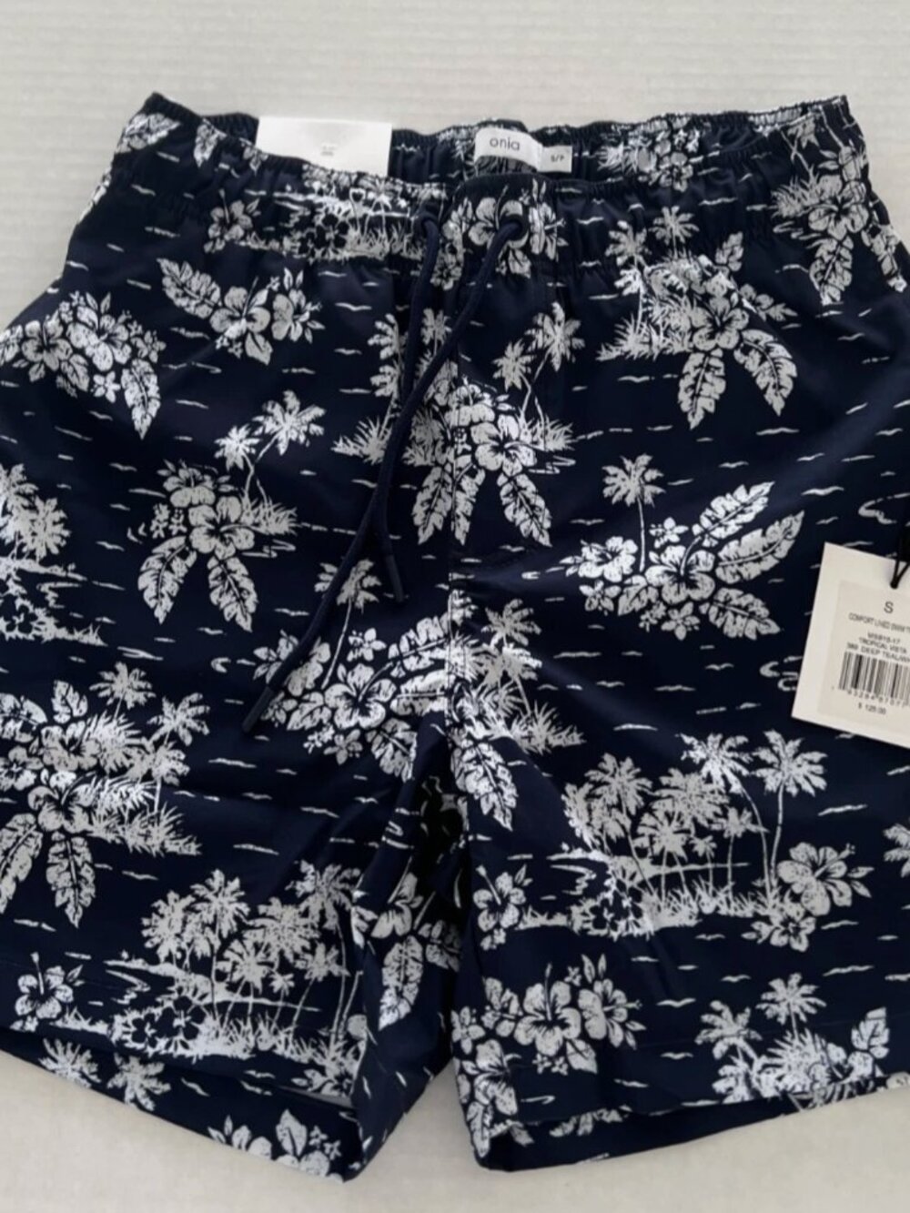 NWT luxury Brand Onia Swim Trunk Men's Small